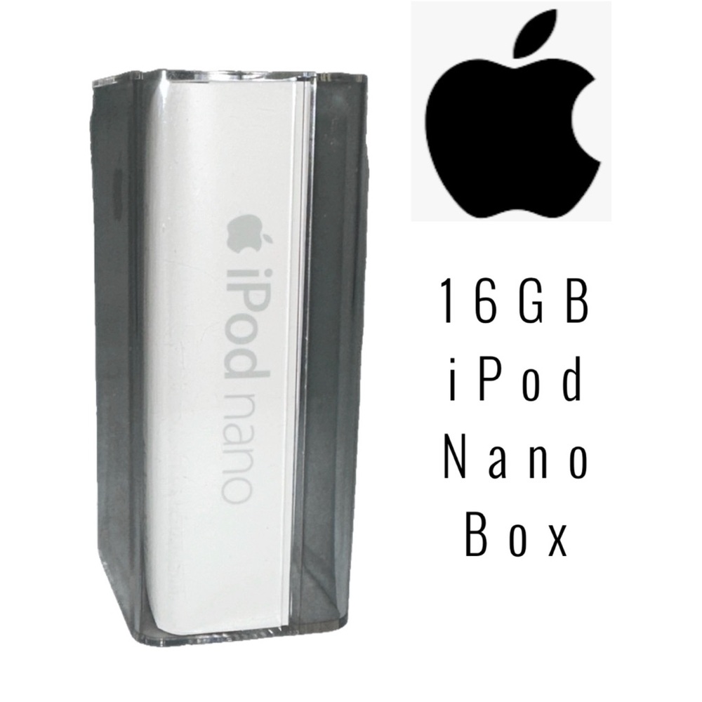 16GB iPod Nano Original Box - Classic Apple Packaging, Rare!
